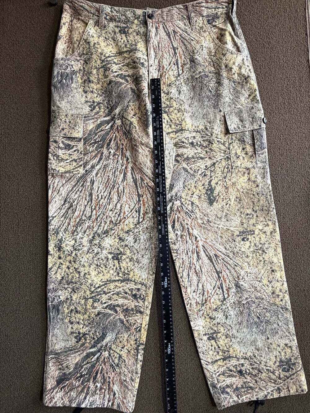 Mossy Oak Field Staff Brush Camo Cargo Hunting Pants Men's Size 38